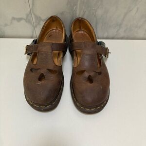 Rare Vintage Dr Martens Teardrop Clogs - marked UK size 3, US size 5.5/6